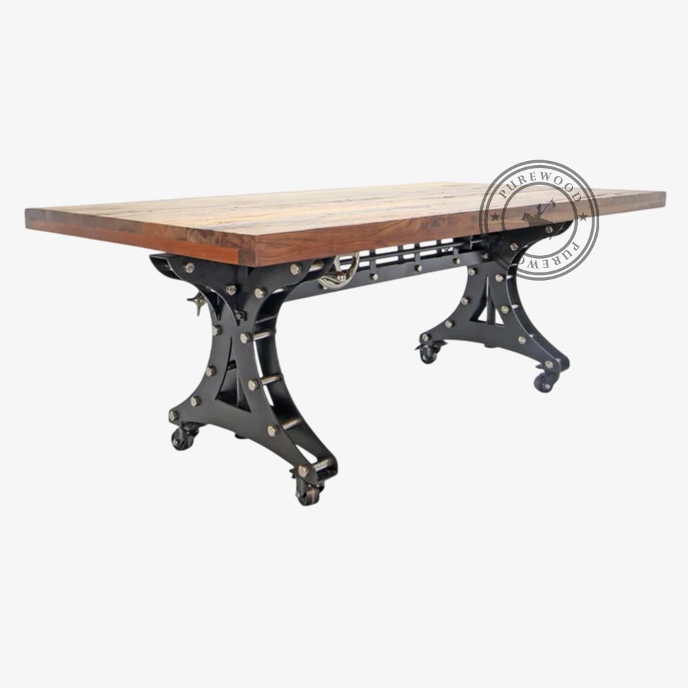 Tide lily industrial dining table