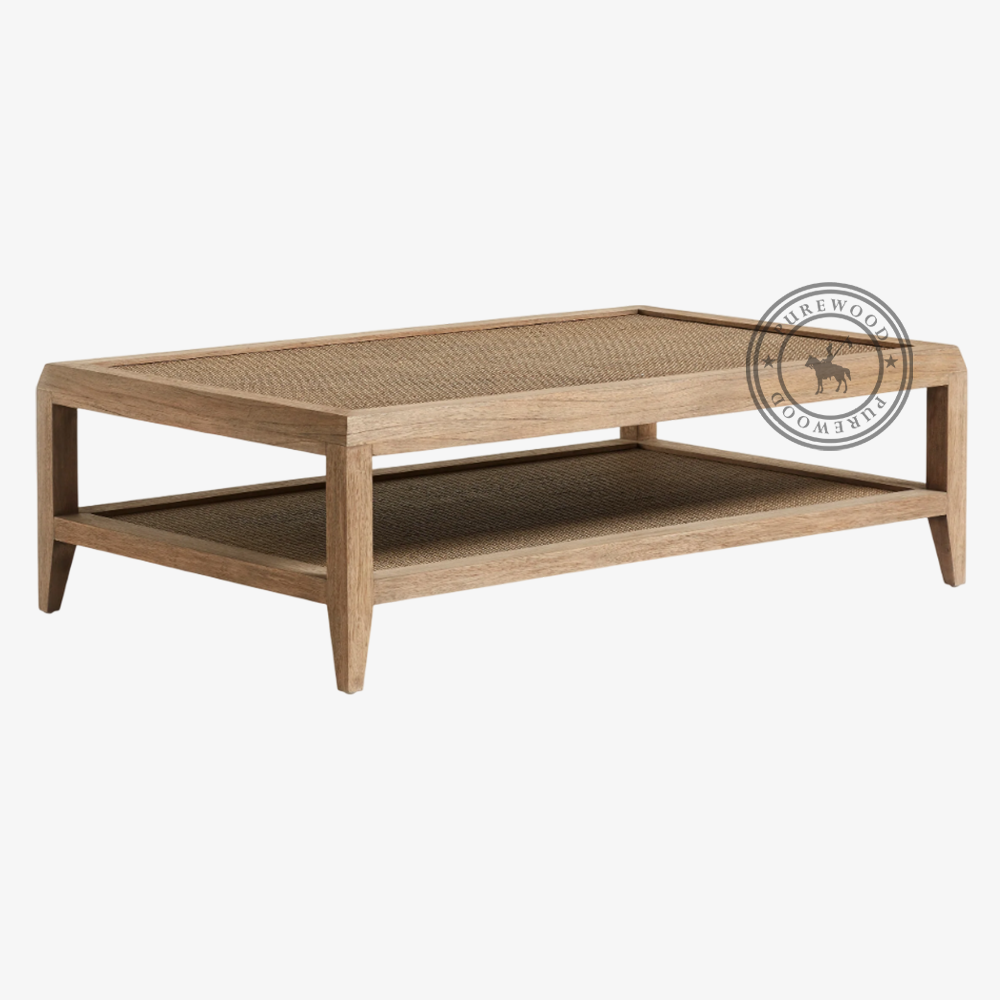 Charm Ash cane coffee table
