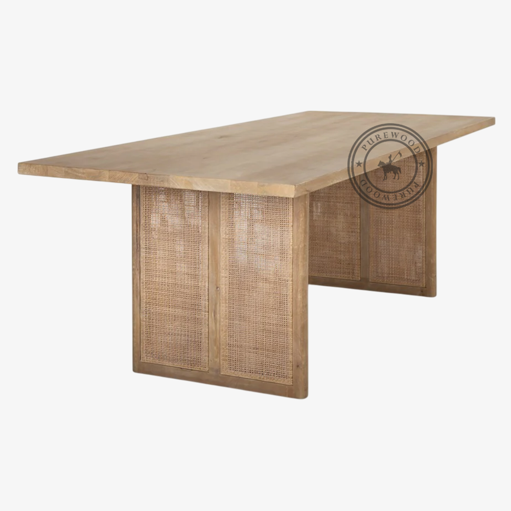 Clay Shore cane table - Image 3