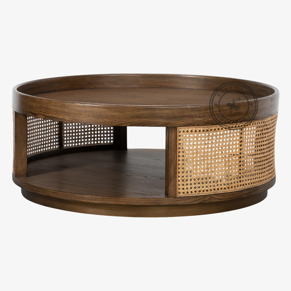 Flare Cedar cane coffee table - Image 2