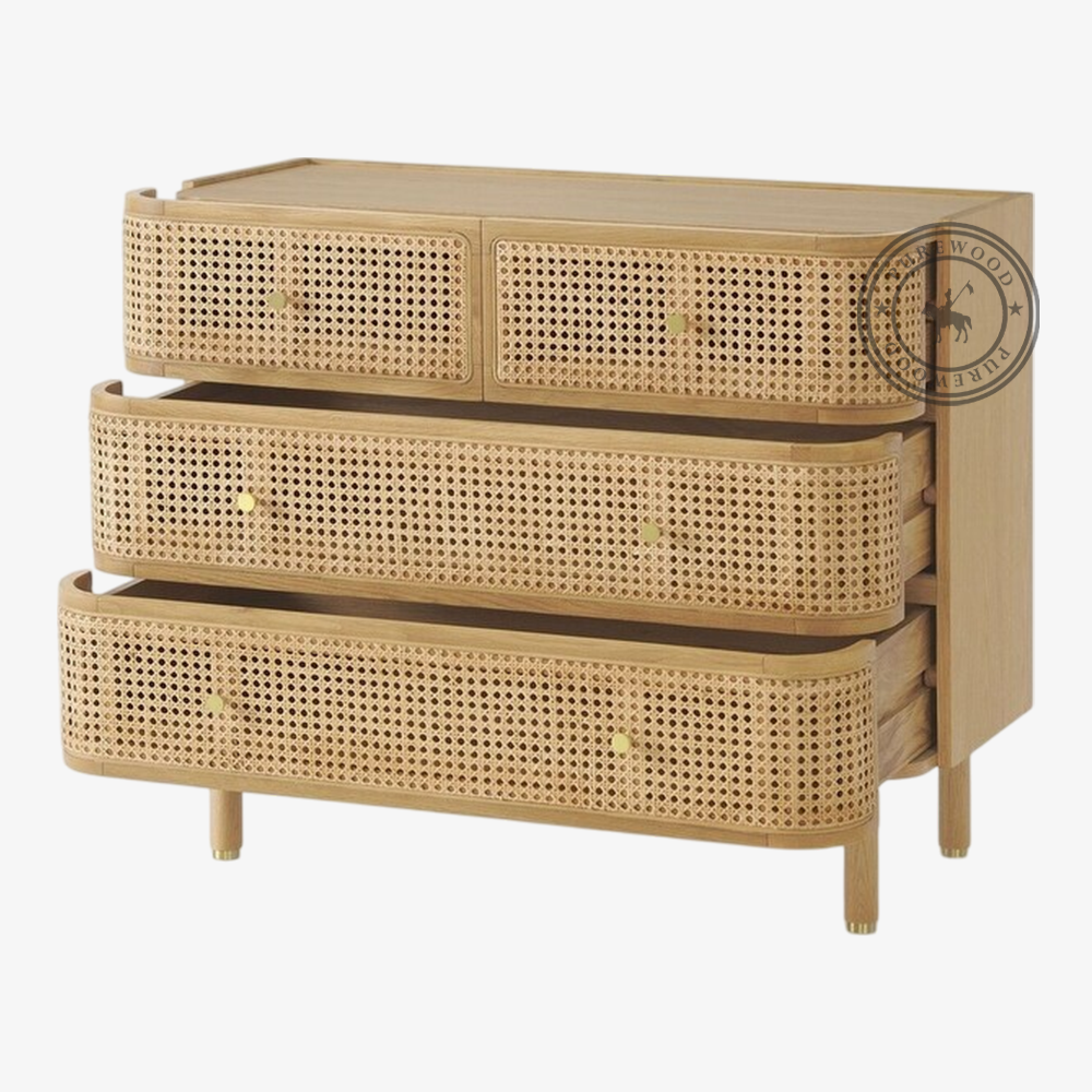 Lucy Cane Chest Of Drawer - Image 2