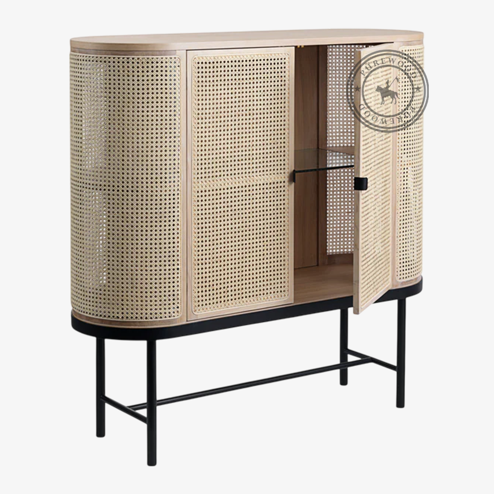 Penelope Cane Sideboard - Image 2