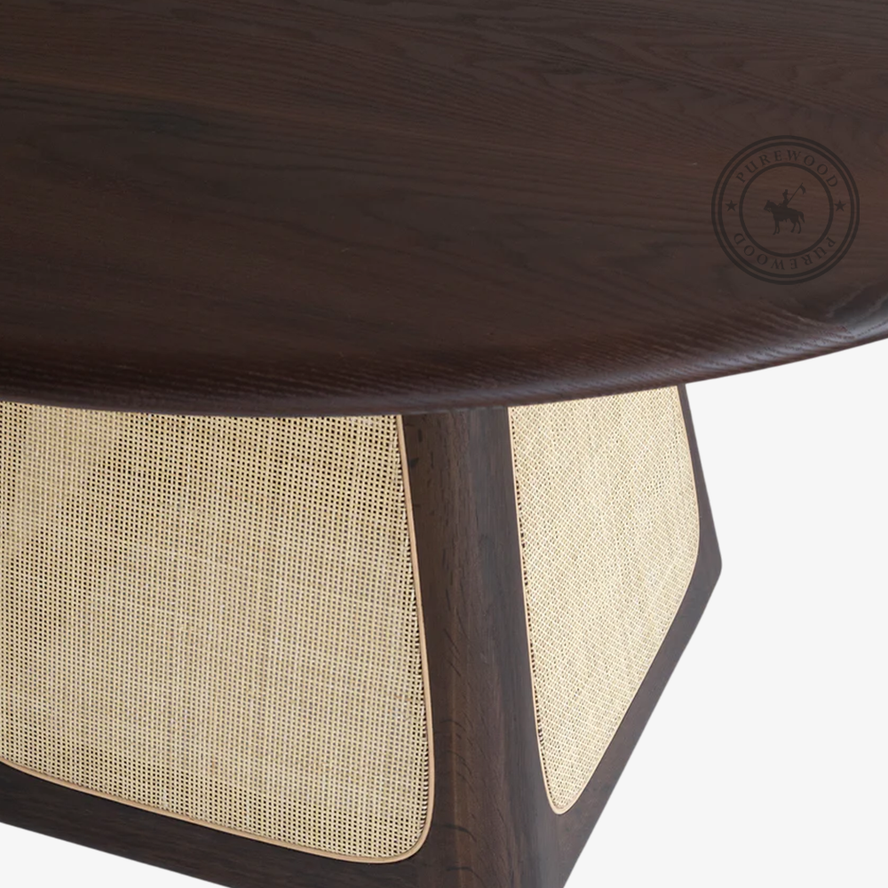 Plum Sun cane table - Image 2