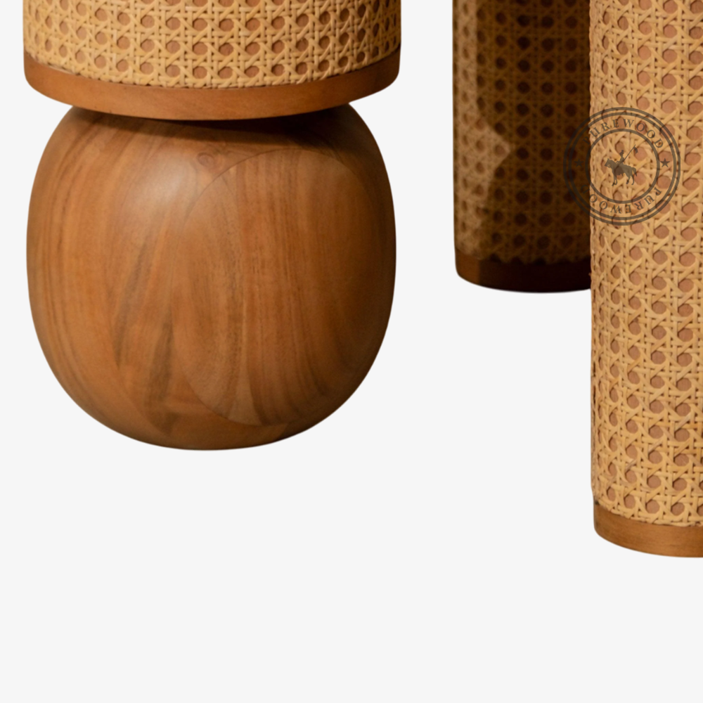 Ray Zen cane table - Image 2