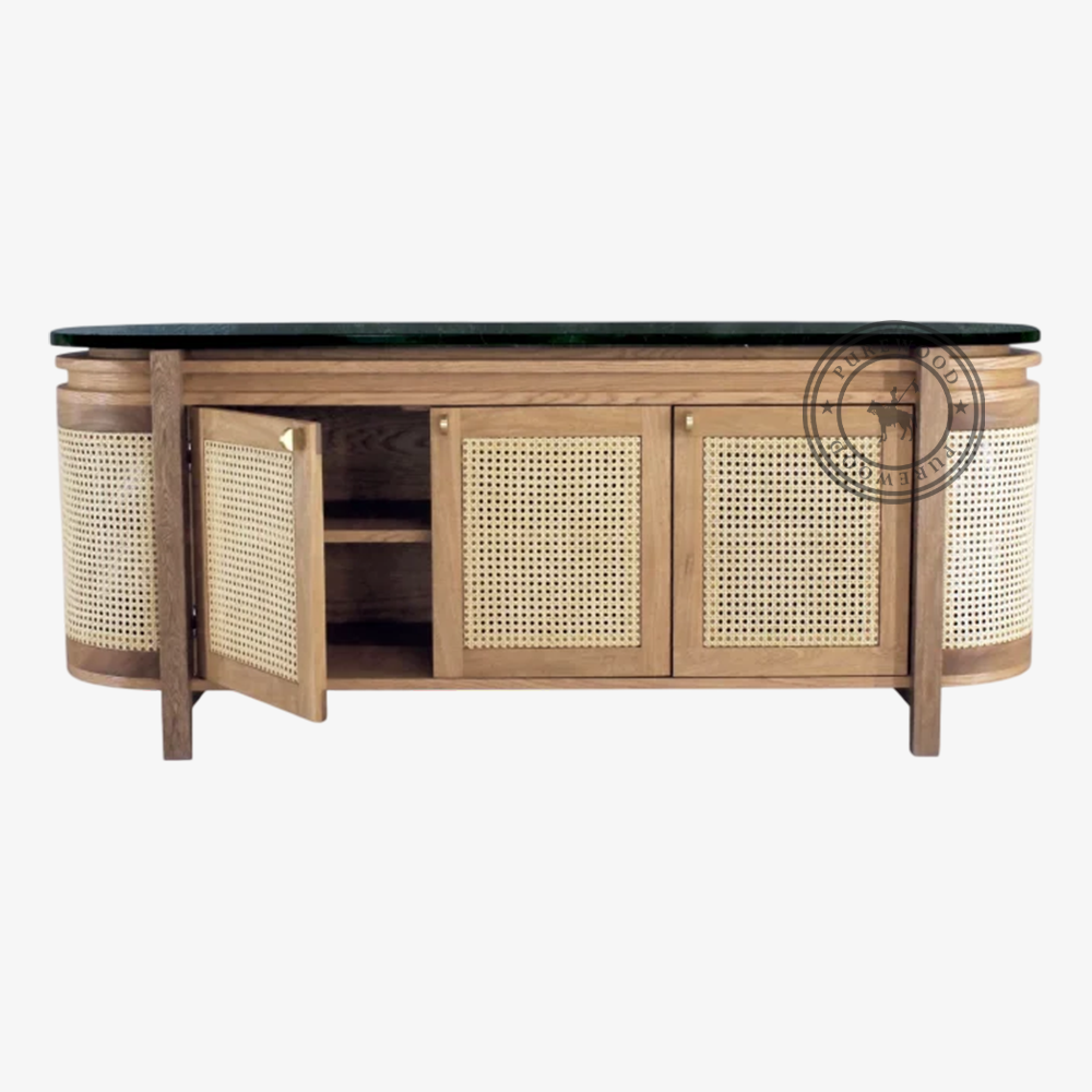 Riley Cane Sideboard - Image 3