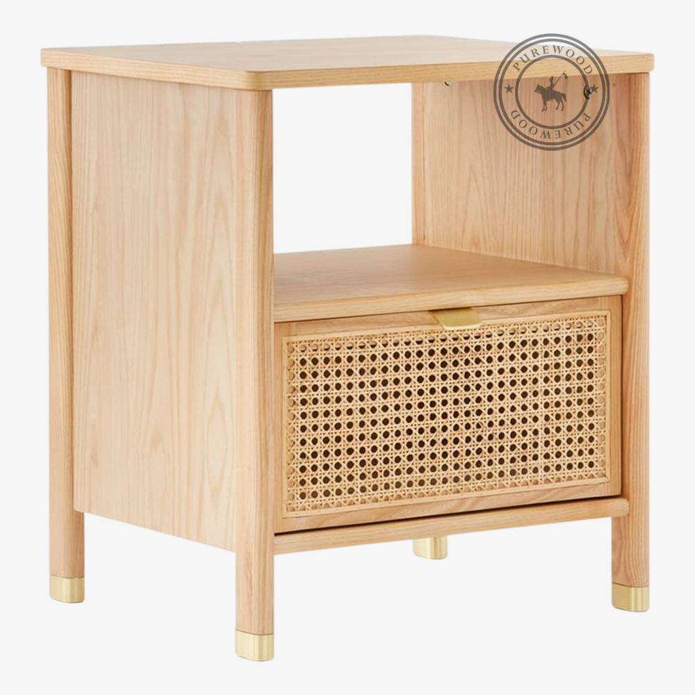 Rivercrest Cane Bedside Table